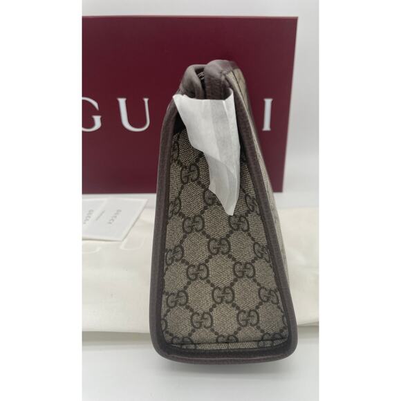 NEW Gucci Ophidia Wash Travel Clutch Pouch GG Zip Bag Box AUTHENTIC! - Picture 8 of 15